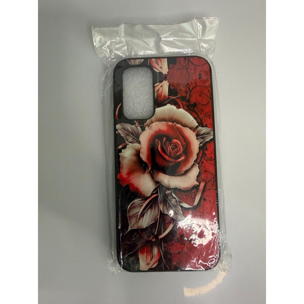 Case for Samsung A14, Gothic Blood Red Rose NEW